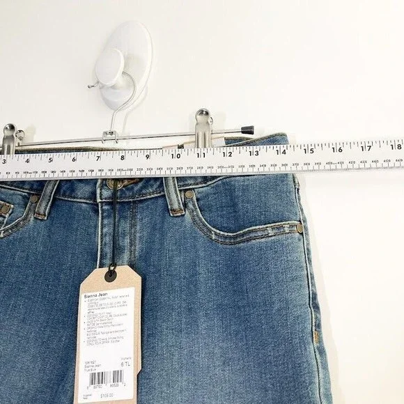 Prana‎ Sienna Skinny Jeans Womens Dark Wash Mid Rise Classic Denim Blue 6 TL NWT - Picture 7 of 12
